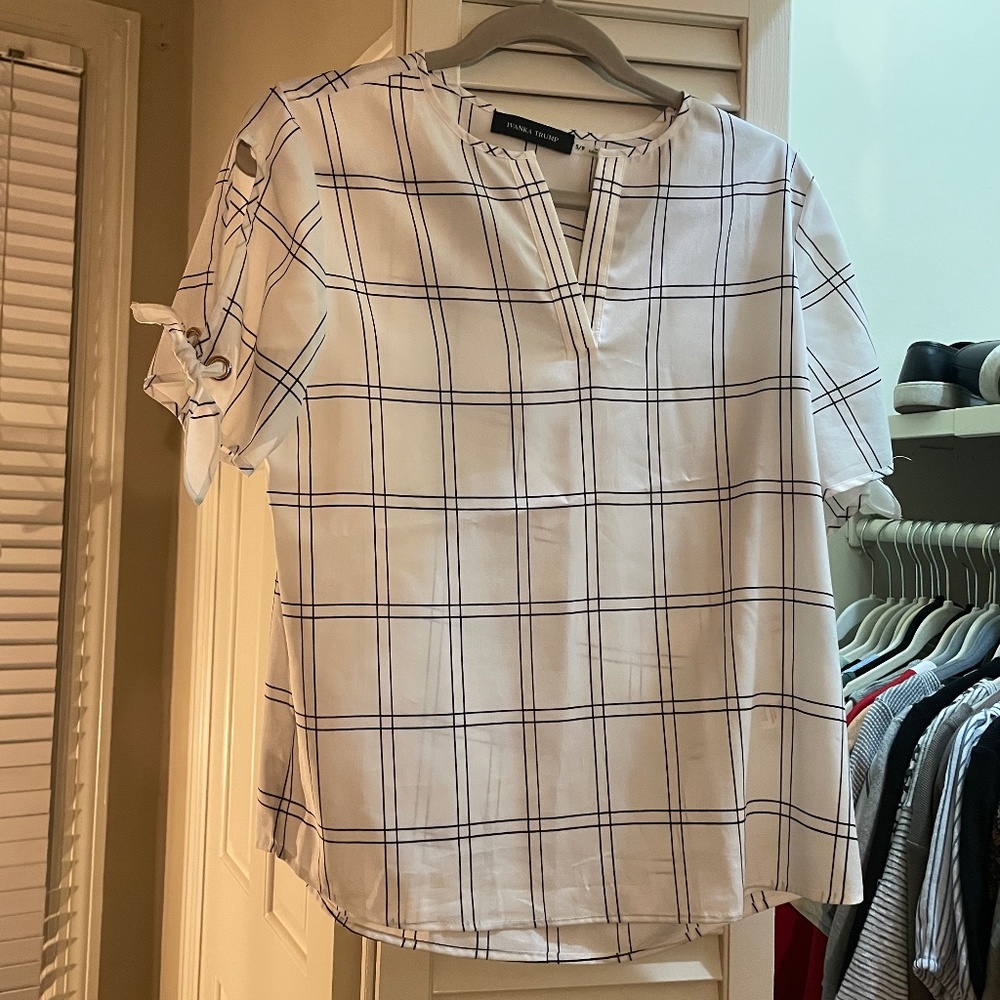 Black & White Blouse